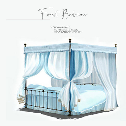 1. PLAAKA OldCanopyBed RARE