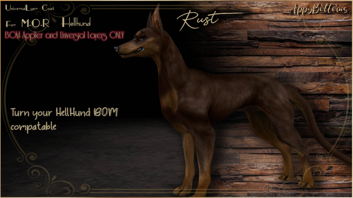 :AppyBottoms: Hellhund Coat - Rust