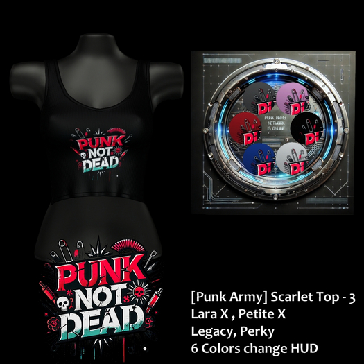[Punk Army] Scarlet Top - 3 (add me)
