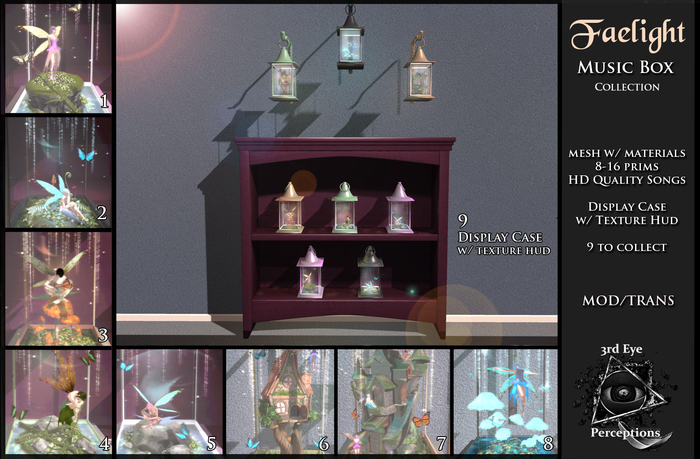 3rd Eye_ Faelight Music Box 8 RARE