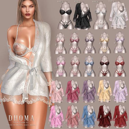 4. Dhoma - Corinne Robe White Reborn RARE