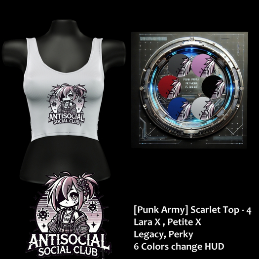 [Punk Army] Scarlet Top - 4 DEMO (add me)