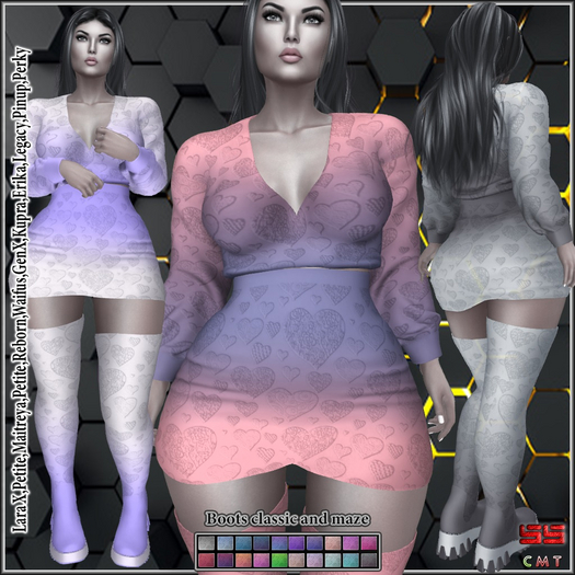 [SS] Halette Outfit Pack 1 DEMO [ 13 mesh size ]