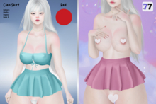 77Store - Cleo Skirt - Red