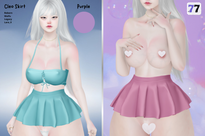 77Store - Cleo Skirt - Purple