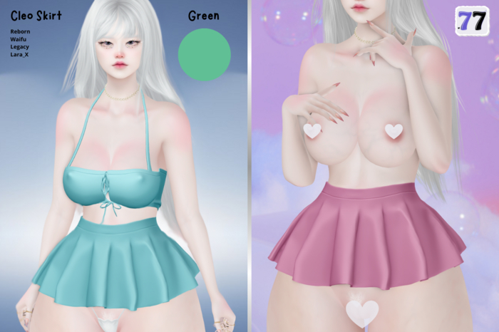 77Store - Cleo Skirt - Green