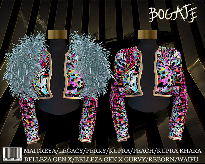 BOGATE _ Carla _ Fur Jacket_TIGER COLOR