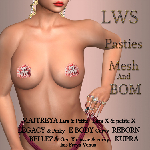 "LWS"-PASTIES-MESH-&-BOM-CANDY-LOVE
