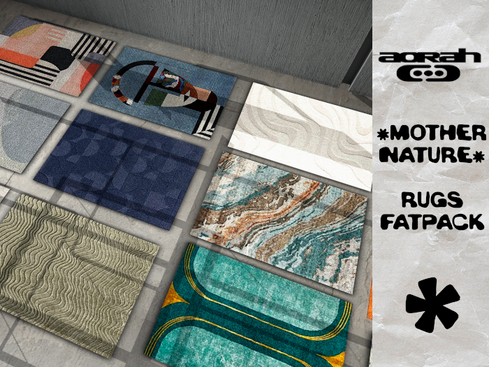 "AORAH" - "MOTHER NATURE" Rugs (FATPACK)