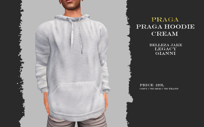 Praga Hoodie New - Cream