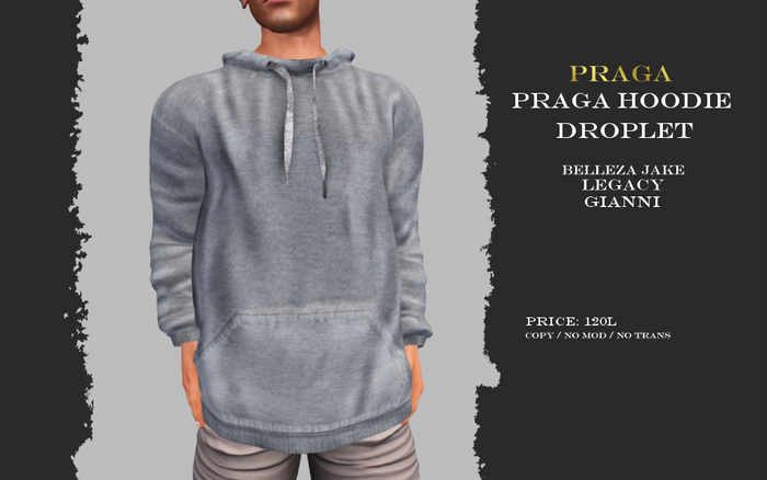 Praga Hoodie New - Droplet