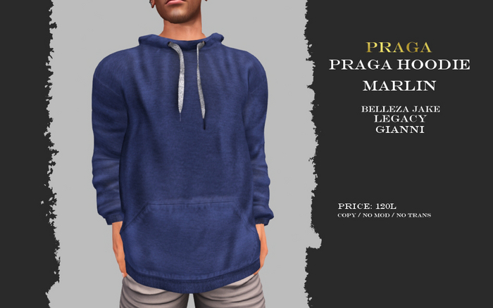 Praga Hoodie New - Marlin