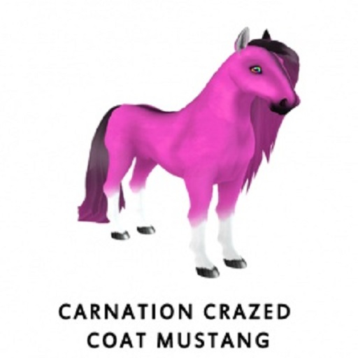 Carnation Crazed Coat Mustang  F