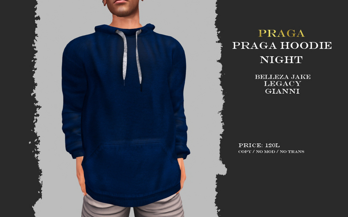 Praga Hoodie New - Night