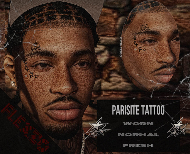 Flexzo Exclusive // "PARASITE" F$CE TATTOO [//ODELL\\]
