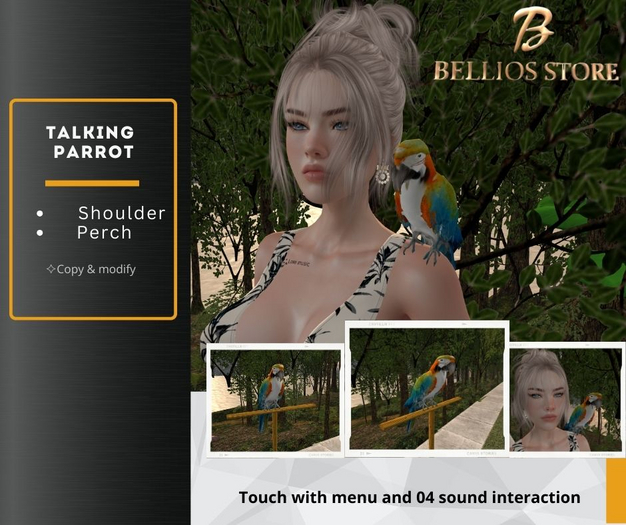 Bellios Store - Talking Parrot V. 01