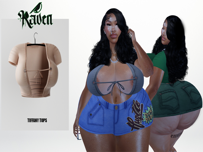 (RAVEN) TIFFANY TOP - BEIGE