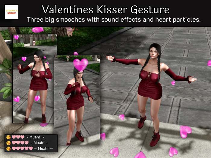 Valentines Kisser Gesture