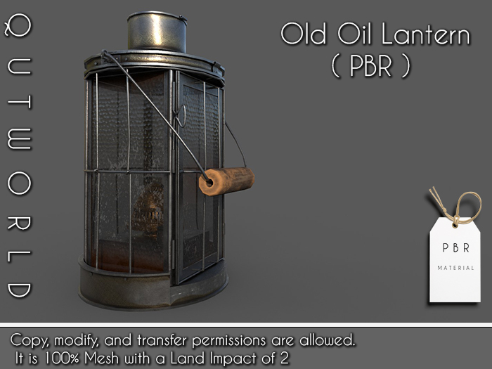 .::QUTWORLD Old Oil Lantern_PBR::.FP 