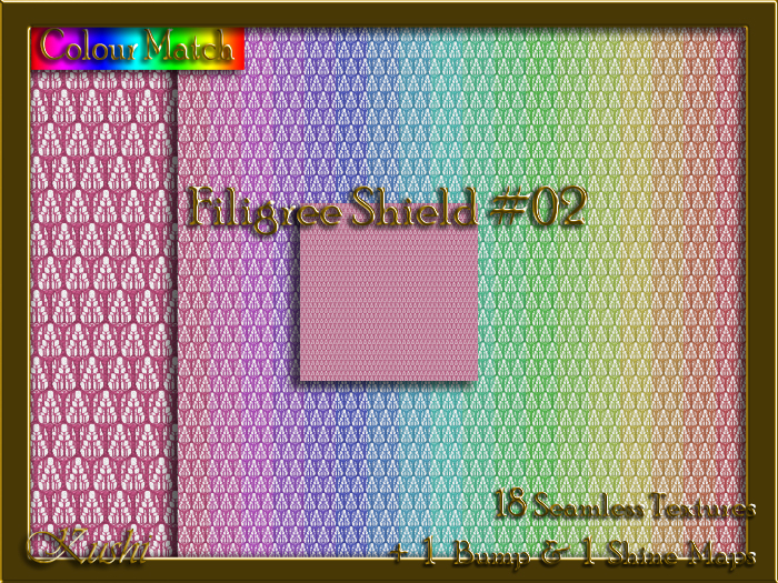 Filigree Shield #02 Texture Pack