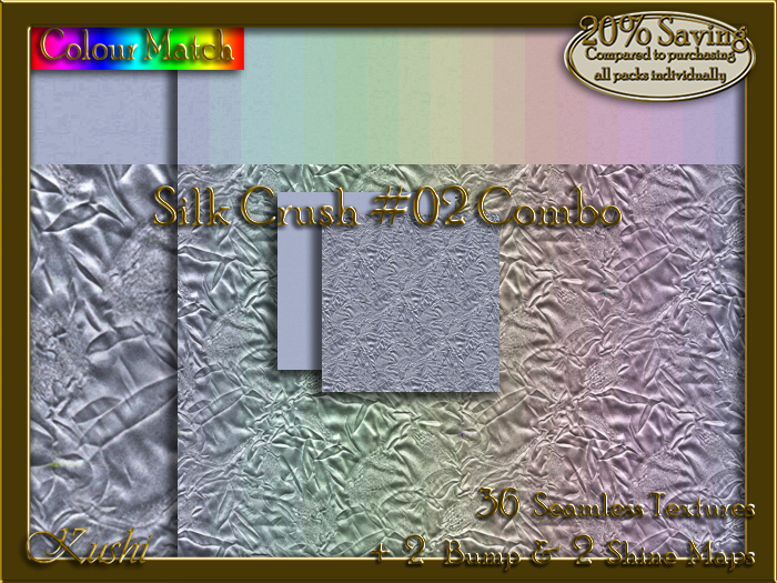 Silk Crush #02 COMBO Texture Bundle