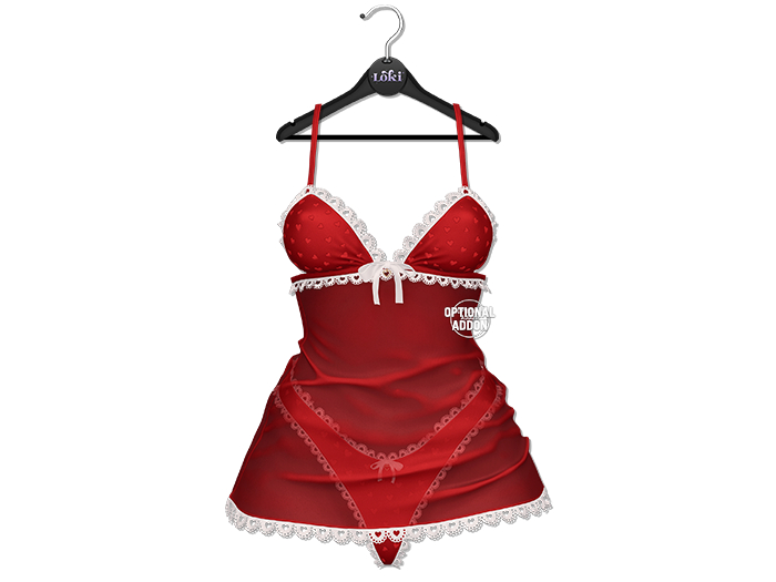 Loki - Lucy Lingerie Set - Red