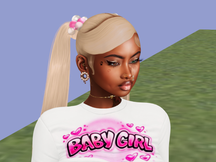 H. Kitty Face Tattoo 