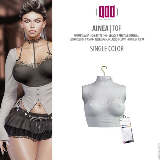 [ADD] Ainea Top - White
