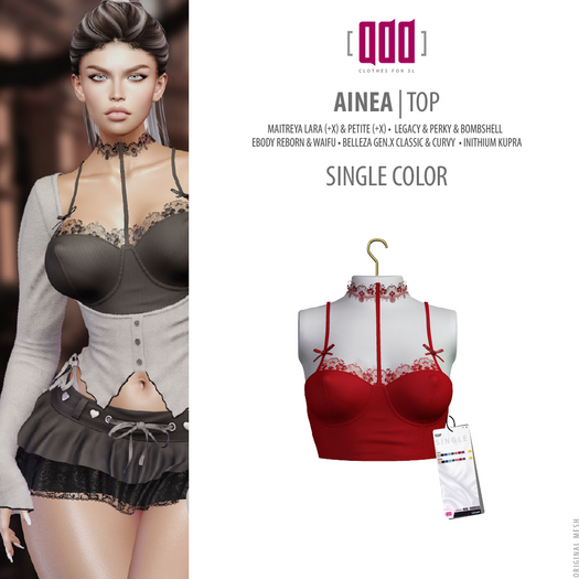 [ADD] Ainea Top - Red