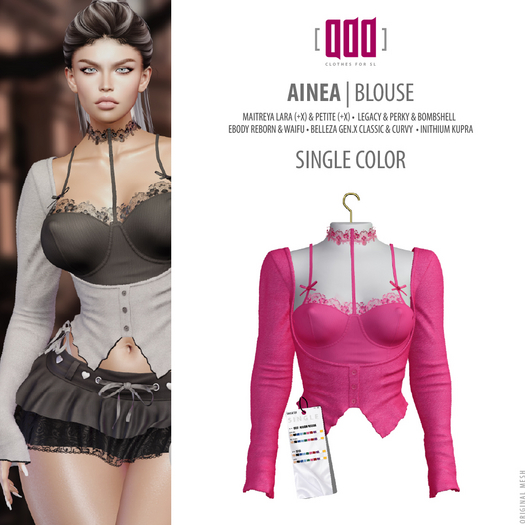 [ADD] Ainea Blouse - Pink