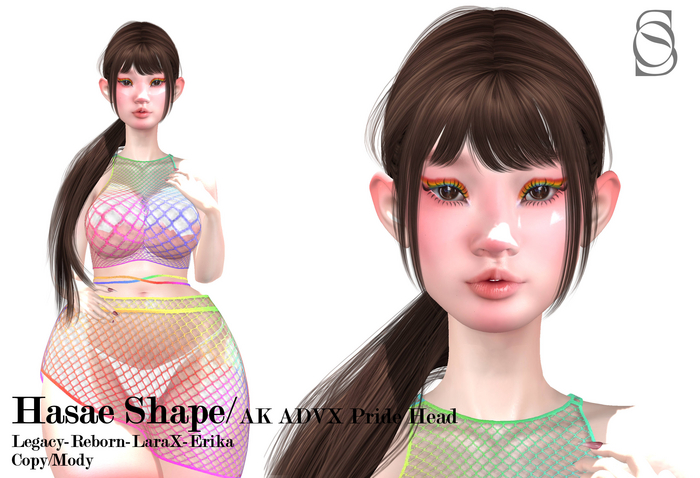 Ohrion Store- Hasae Shape AK PRIDE Head F Fatpack