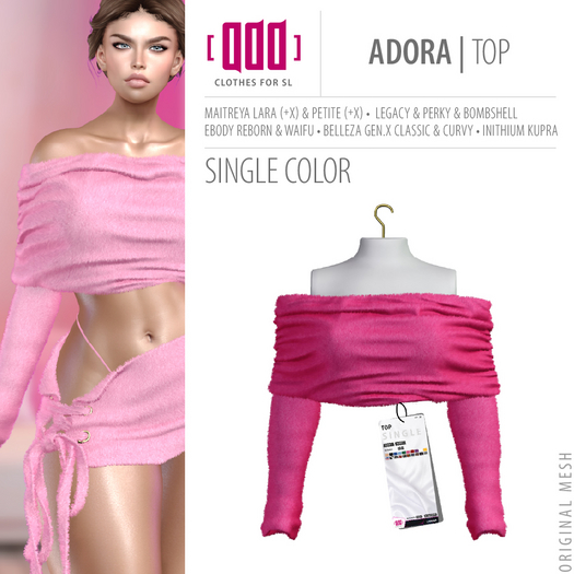 [ADD] Adora Top - Pink