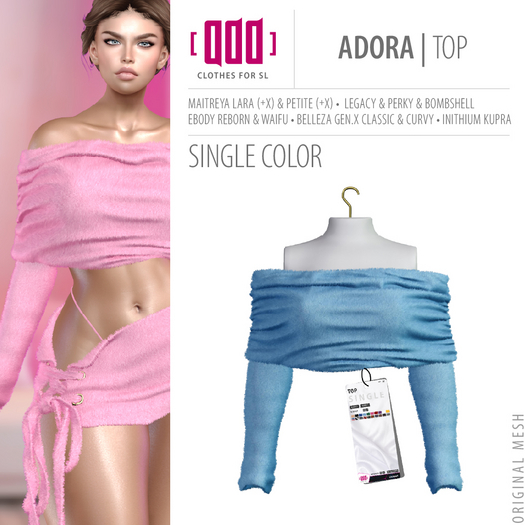 [ADD] Adora Top - BlueL