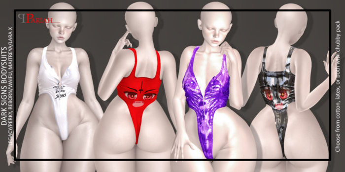 .:.Pariah.:. Dark Signs  Bodysuit Chubby Pack