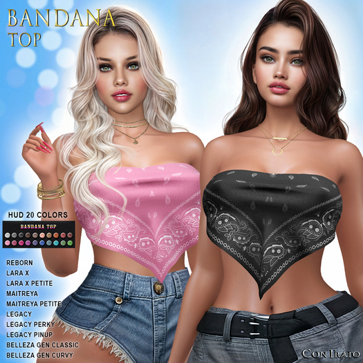 [ConTrato] Bandana Top