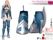 FullPerm None Rigged Fantasy Spurs Heel Boots Belleza Slink Maitreya Ocacin - Rigged Ebody Reborn Legacy Maitreya LaraX
