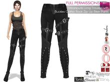 Full Perm Steampunk Gothic Rock Punk Pants for Maitreya 5.3 LaraX Ebody Reborn Legacy Belleza Slink Tonic Classic