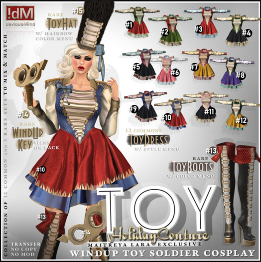 13 RARE !dM Toy **TOY BOOTS** (BOX LARA)