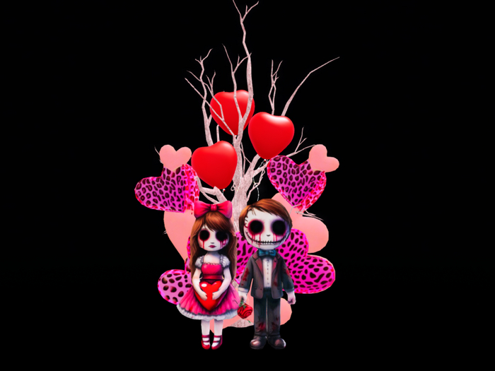 MC Valentine Creepy Love Couple 