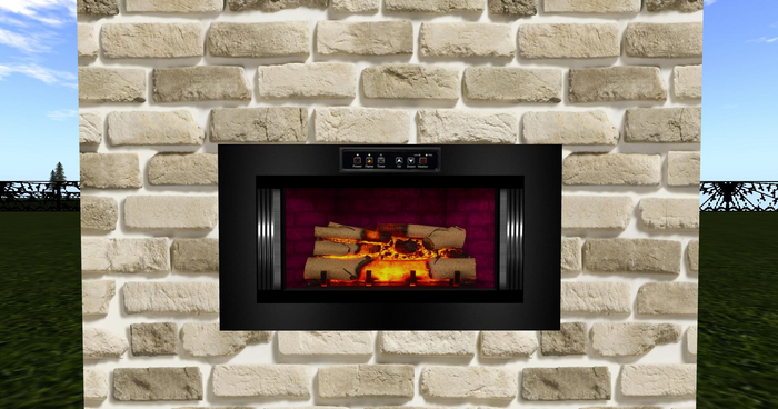 Fireplace heater Electric 5D