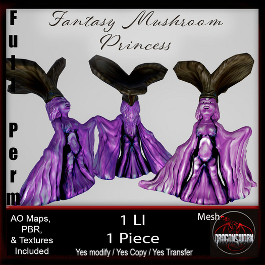 Full Perm Fantasy Mushroom Princess