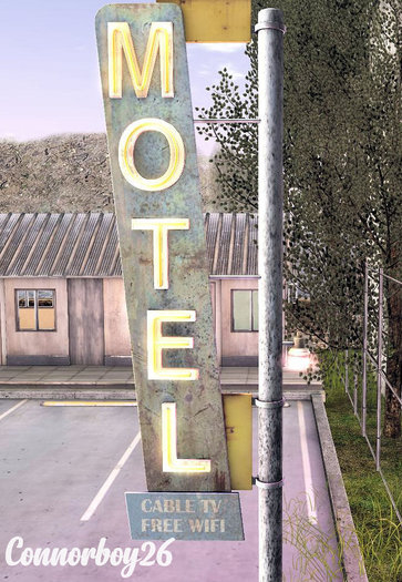 ionic : Highway Motel sign