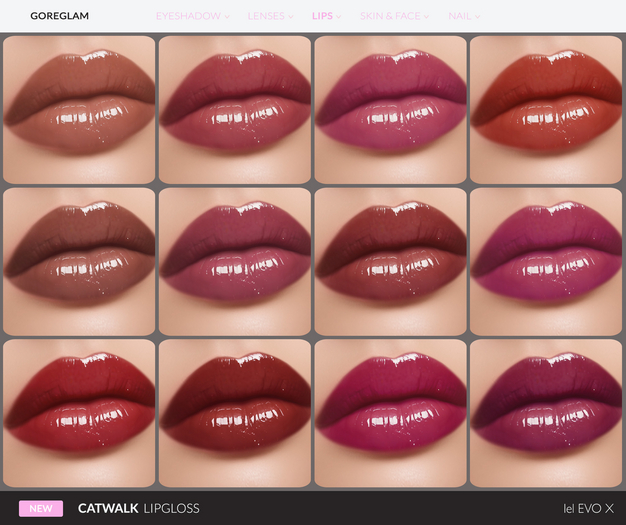 Goreglam 'Catwalk' Lipgloss EVO X