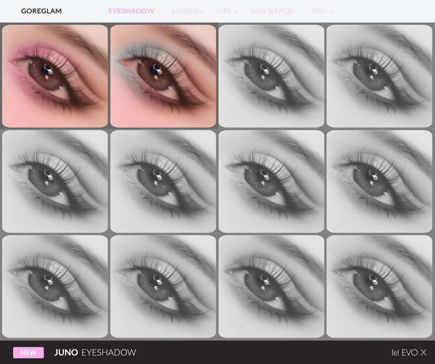 Goreglam 'Juno' Eyeshadow EVO X DEMO