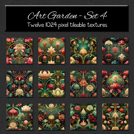 *Wallflowers* Art Gardens - Set 4
