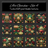 *Wallflowers* Art Gardens - Set 4