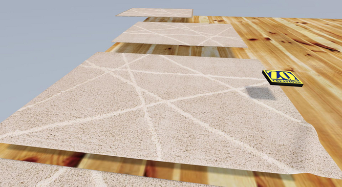 Wrinkled White Star Rug HD