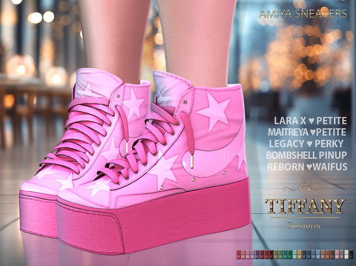 ::TD:: Amiya Sneakers [Mesh] + Lara X