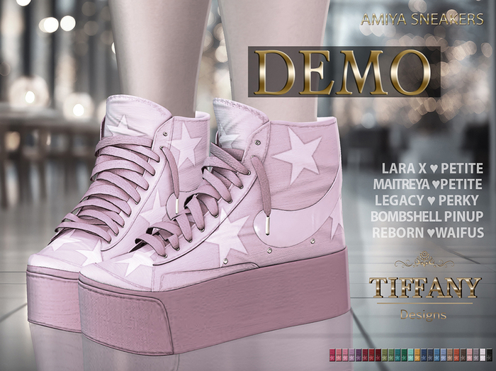 ::TD:: Amiya Sneakers [Mesh] DEMO + Lara X
