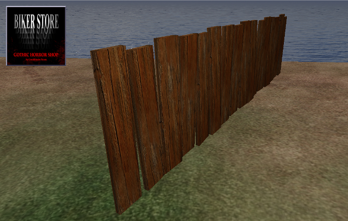 #Fence made of old Planks